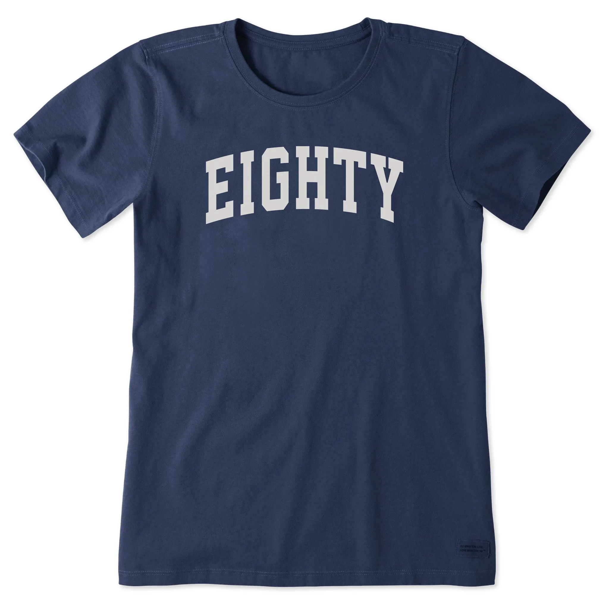 Women's Eighty Arch Short Sleeve Crusher Tee sold by Life is Good