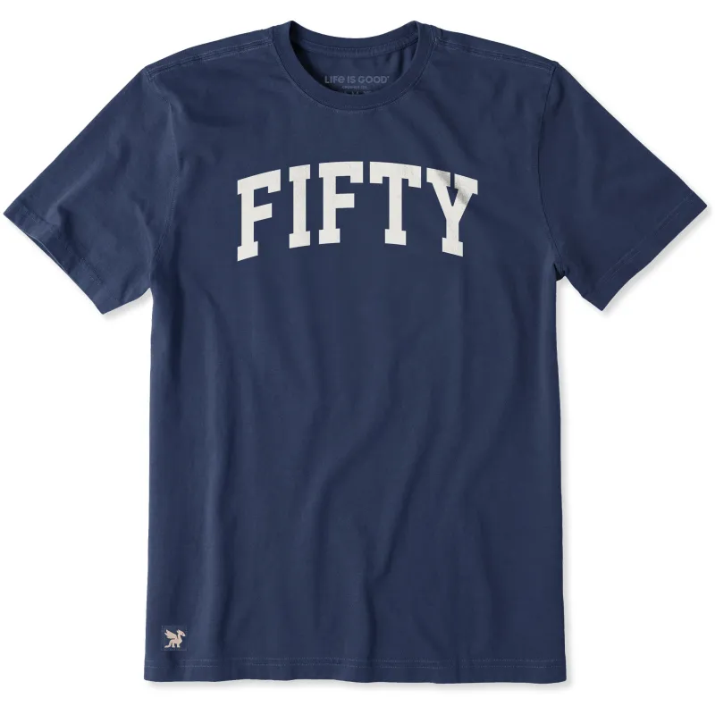 Men's Fifty Arch Short Sleeve Crusher Tee sold by Life is Good