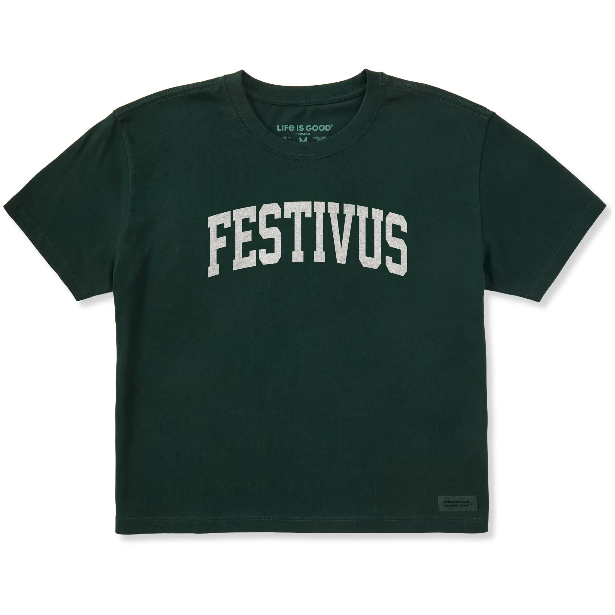Women's Festivus Arch Short Sleeve Crusher Boxy Tee sold by Life is Good