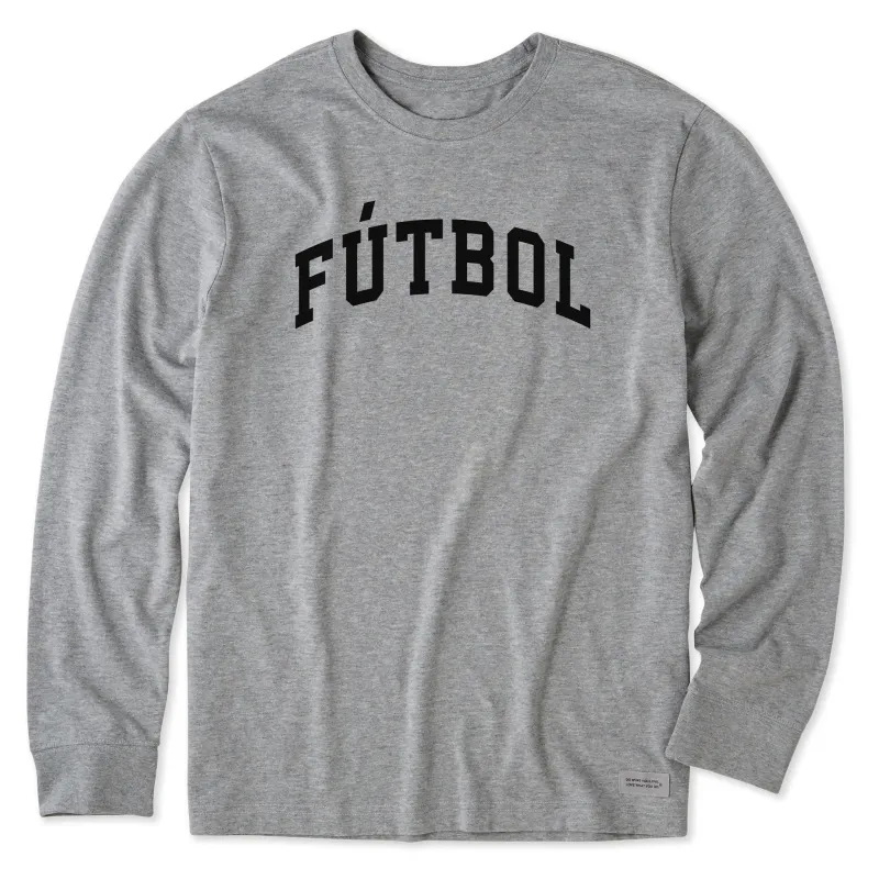 Men's Futbol Arch Long Sleeve Crusher Tee sold by Life is Good