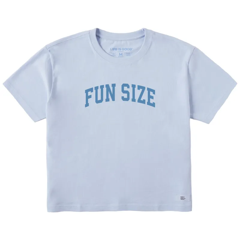 Women's Fun Size Arch Short Sleeve Crusher Boxy Tee sold by Life is Good