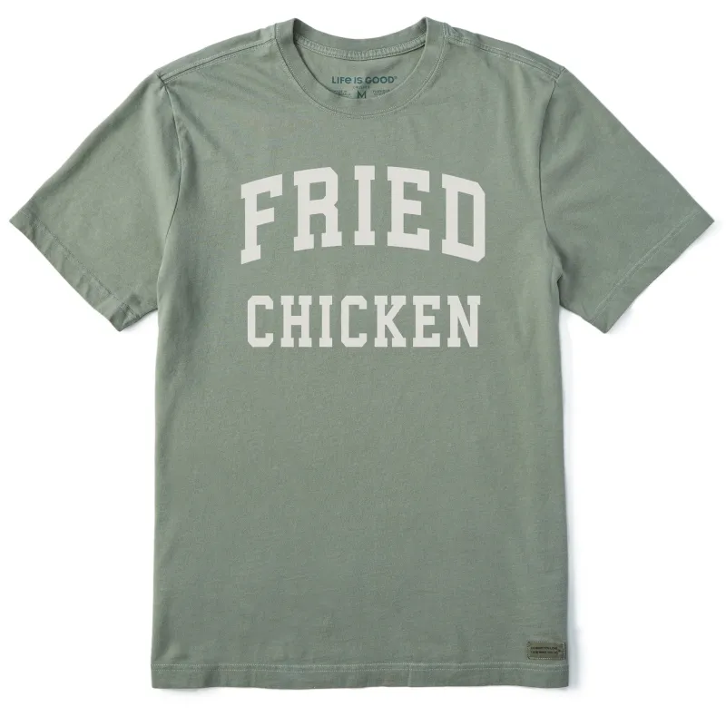 Men's Fried Chicken Arch Short Sleeve Crusher Tee sold by Life is Good