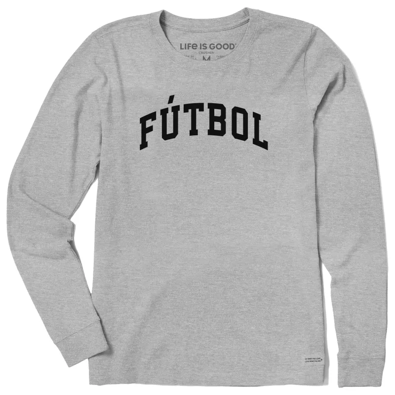 Women's Futbol Arch Long Sleeve Crusher Tee sold by Life is Good