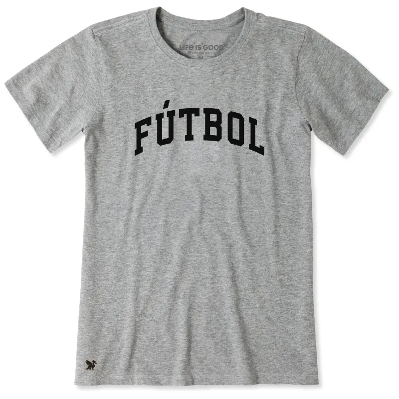 Women's Futbol Arch Short Sleeve Crusher Tee sold by Life is Good