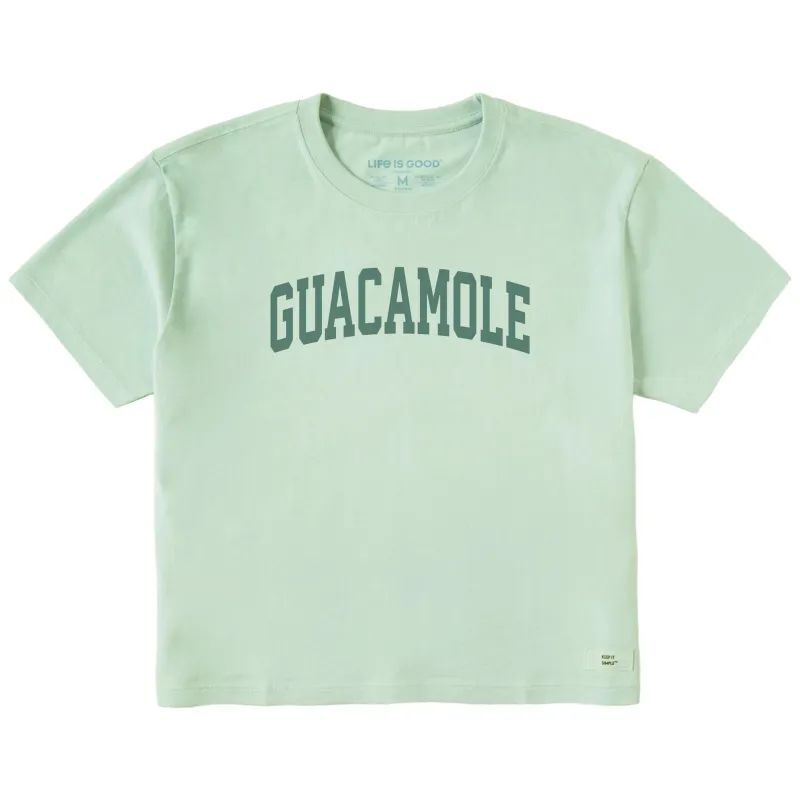 Women's Guacamole Arch Short Sleeve Crusher Boxy Tee sold by Life is Good
