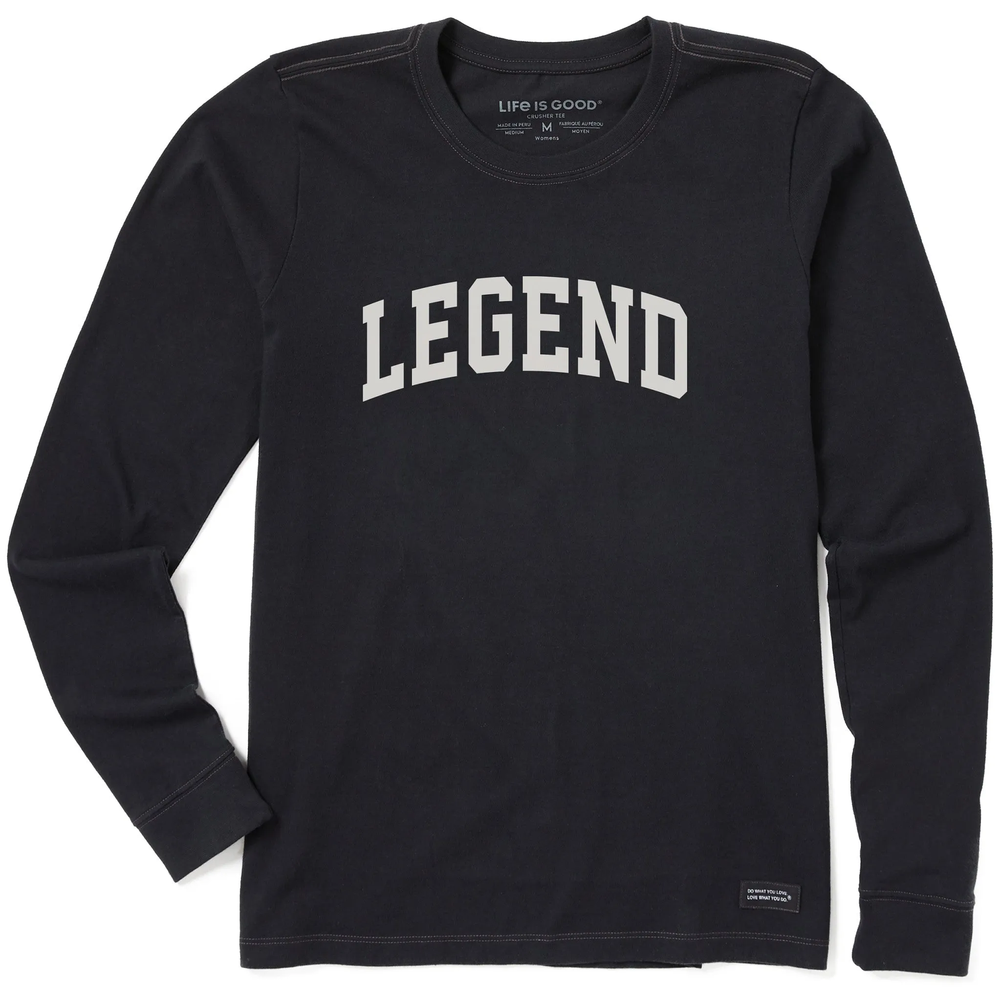Women's Legend Arch Long Sleeve Crusher Tee sold by Life is Good