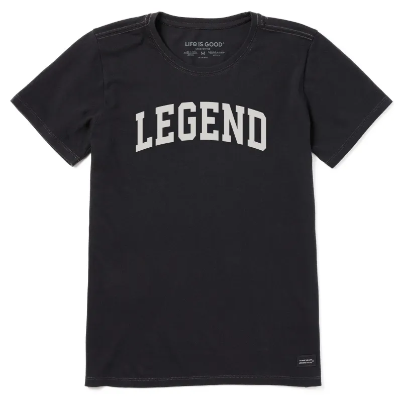 Women's Legend Arch Short Sleeve Crusher Tee sold by Life is Good