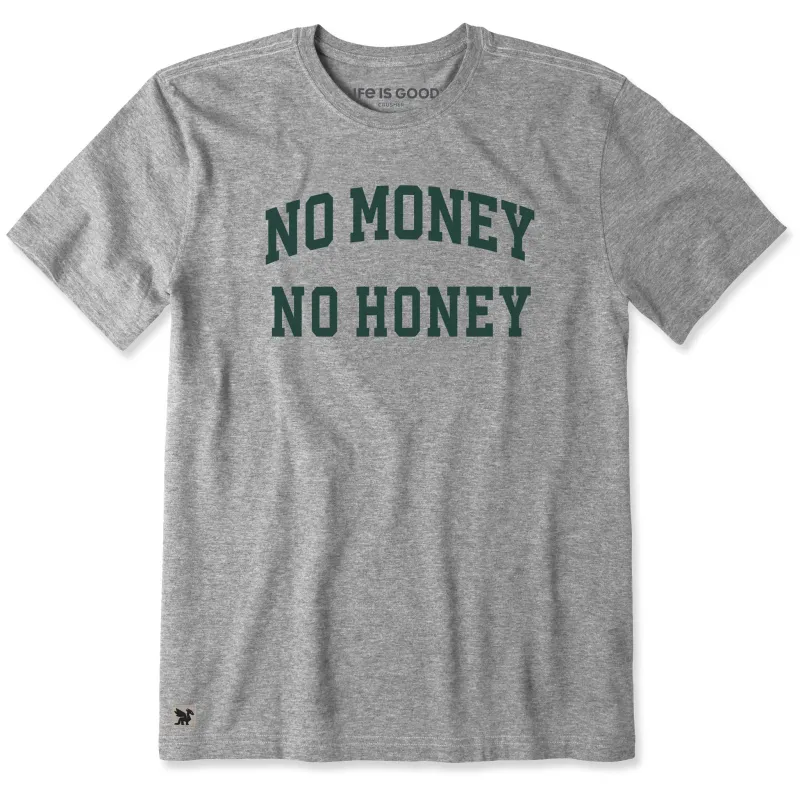 Men's No Money No Honey Arch Short Sleeve Crusher Tee sold by Life is Good