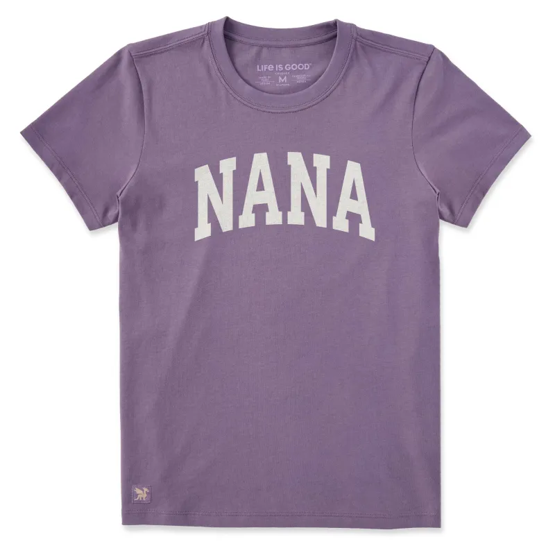 Women's Nana Arch Short Sleeve Crusher Tee sold by Life is Good