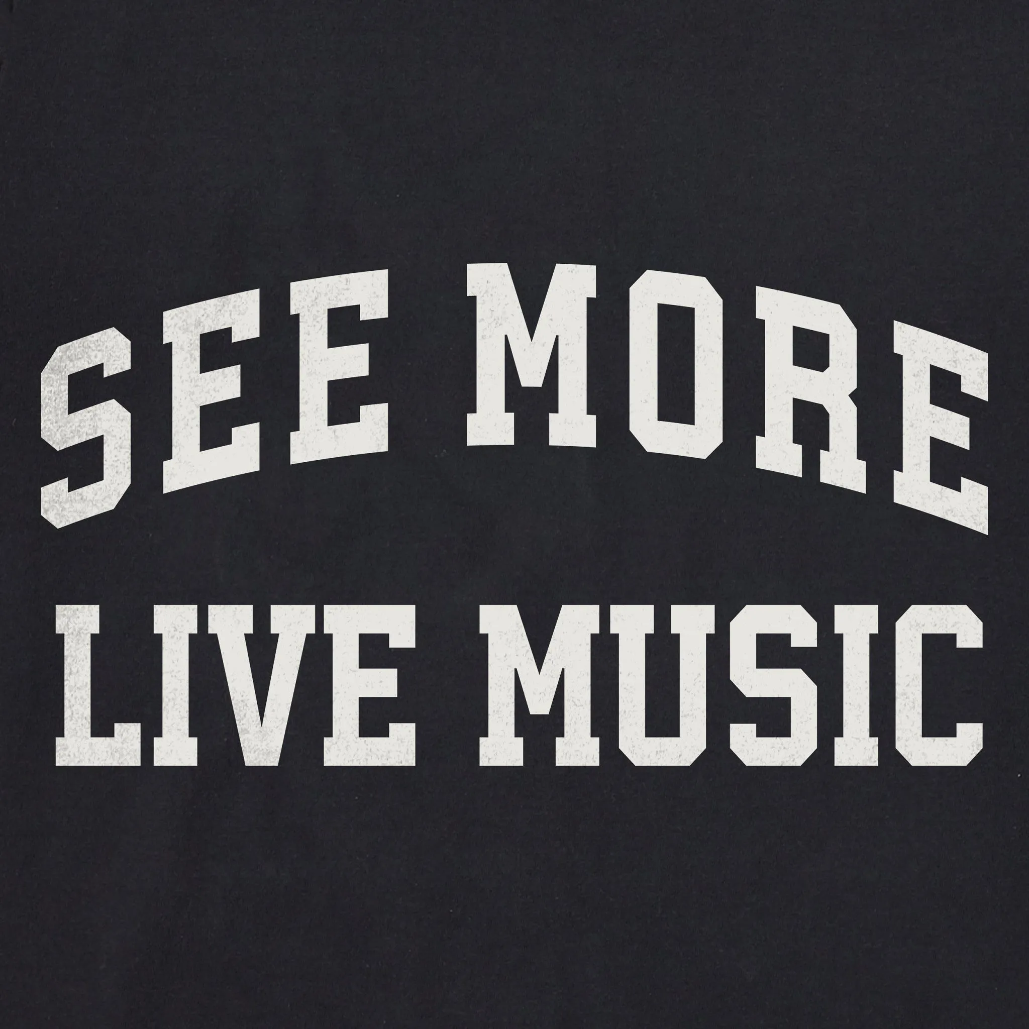 Men's See More Live Music Arch Simply True Fleece Crew sold by Life is Good product image thumbnail 2