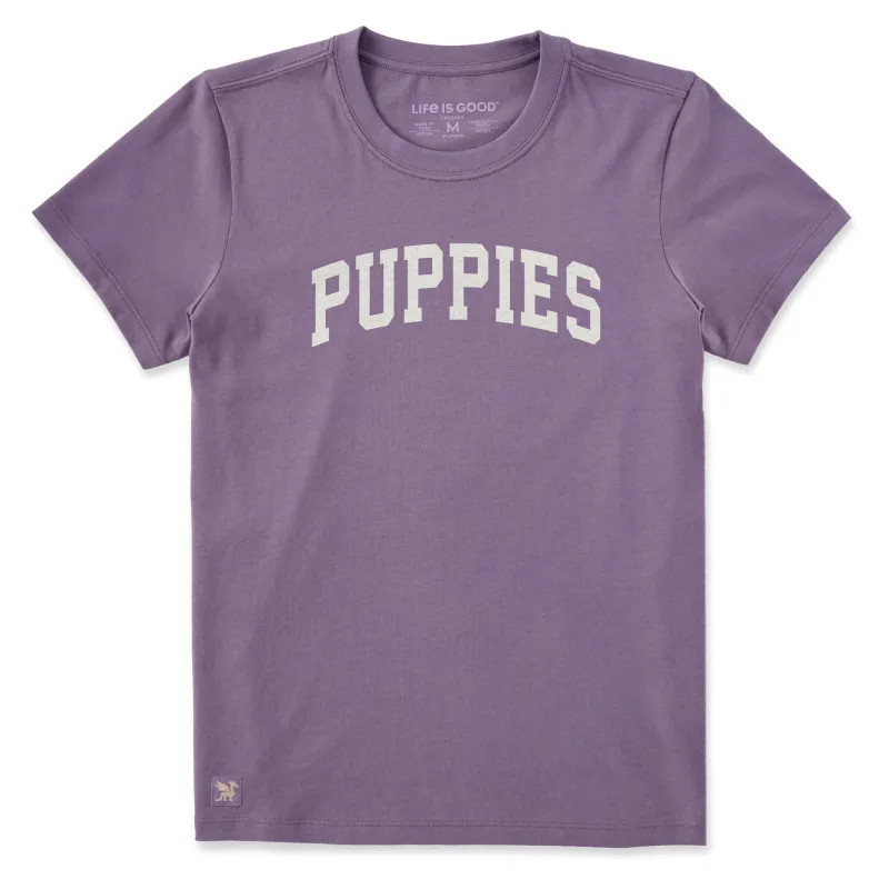Women's Puppies Arch Short Sleeve Crusher Tee sold by Life is Good