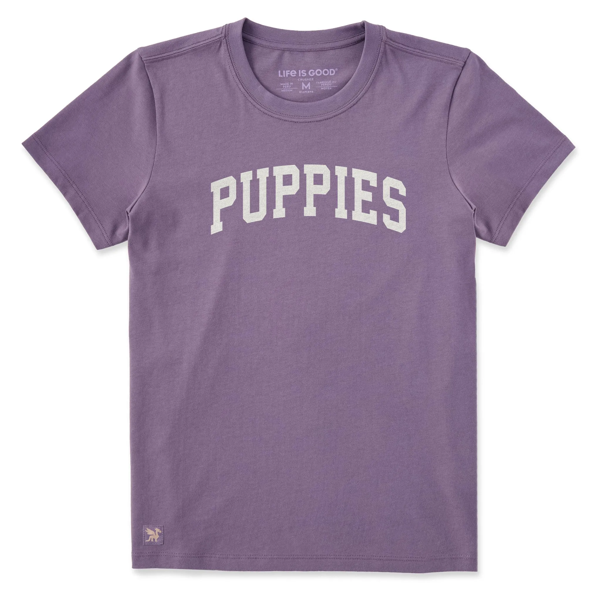 Women's Puppies Arch Short Sleeve Crusher Tee sold by Life is Good