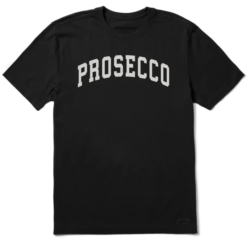 Men's Prosecco Arch Short Sleeve Crusher Tee sold by Life is Good