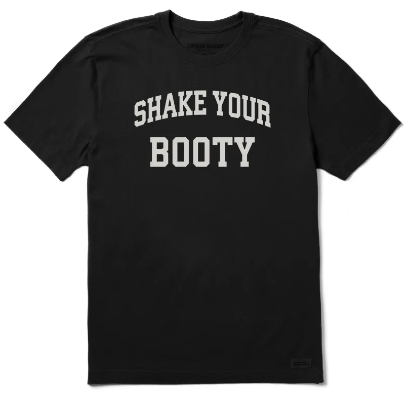 Men's Shake Your Booty Arch Short Sleeve Crusher Tee sold by Life is Good