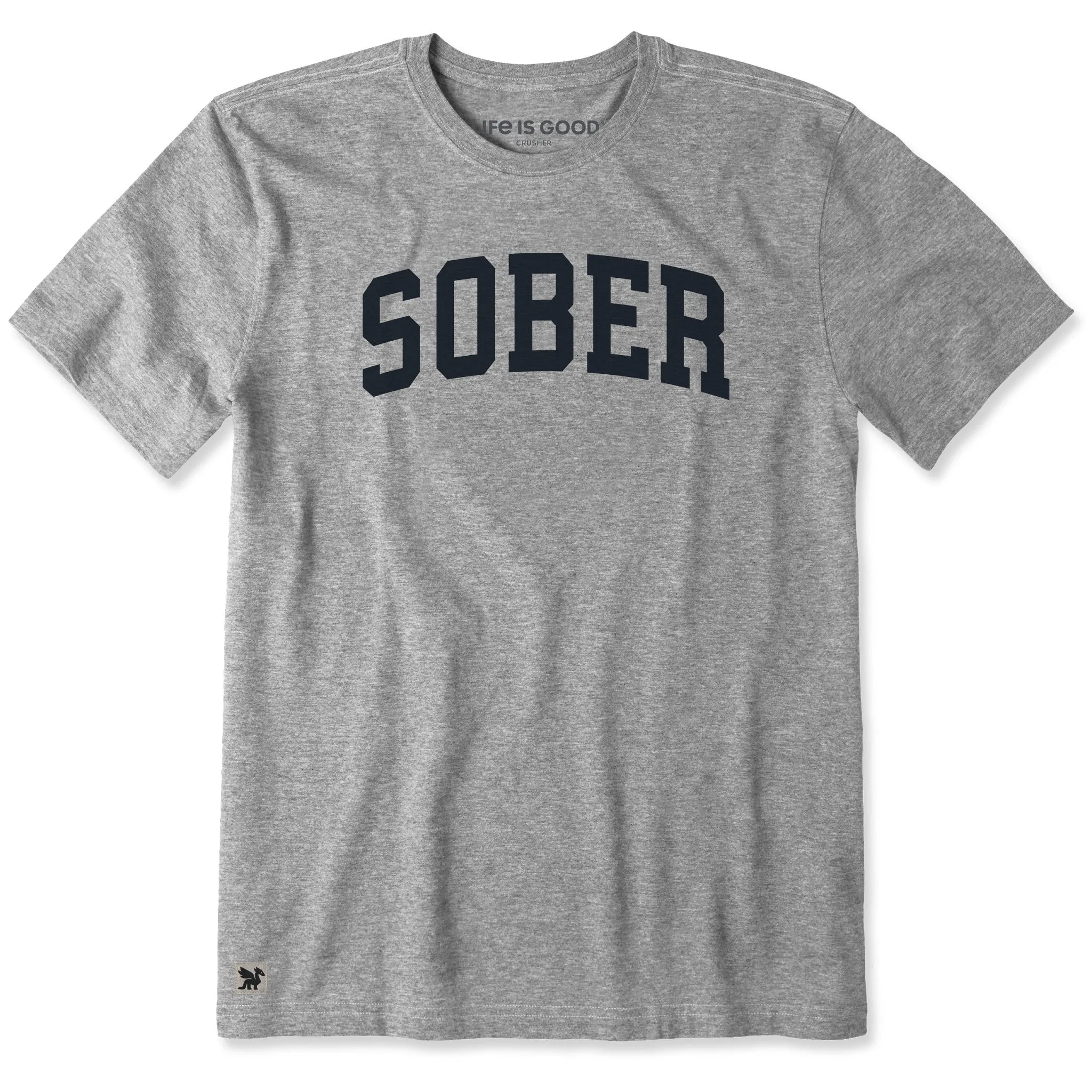 Men's Sober Arch Short Sleeve Crusher Tee sold by Life is Good