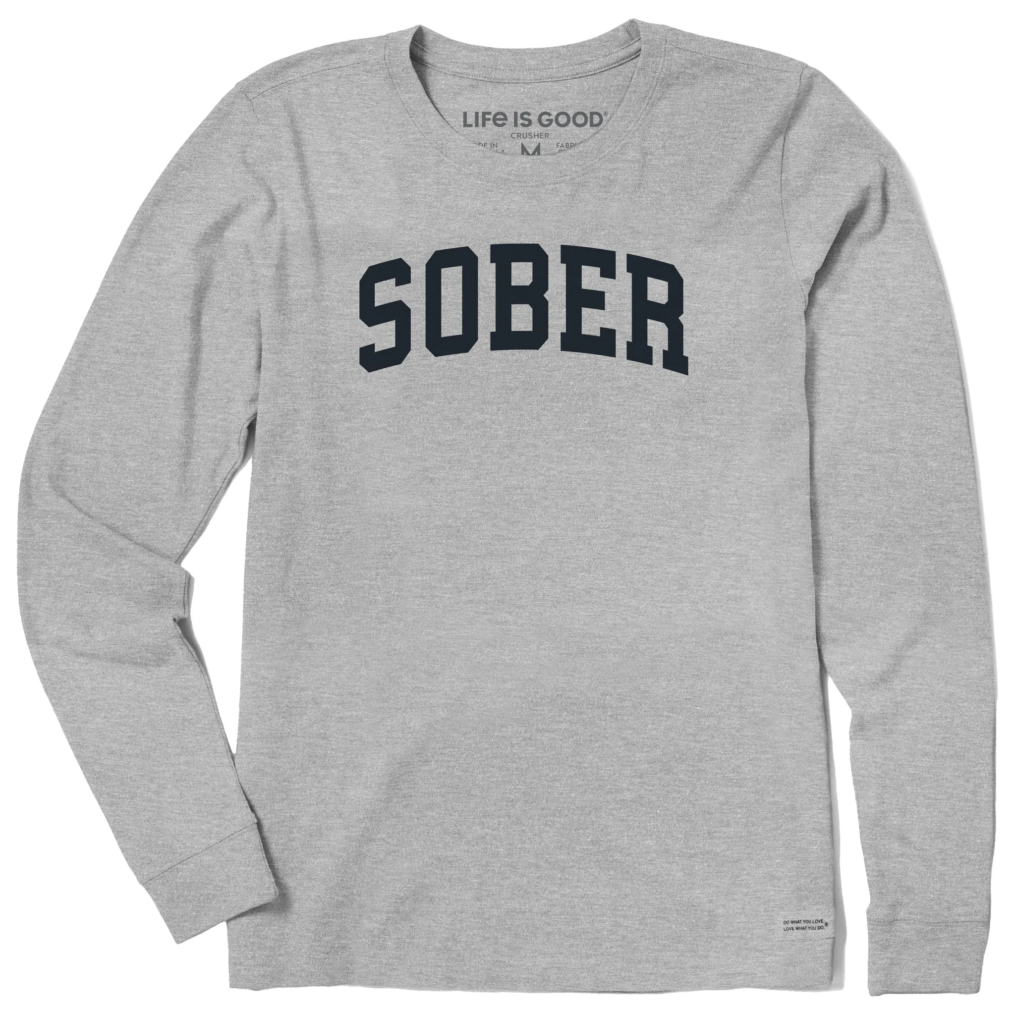 Women's Sober Arch Long Sleeve Crusher Tee sold by Life is Good