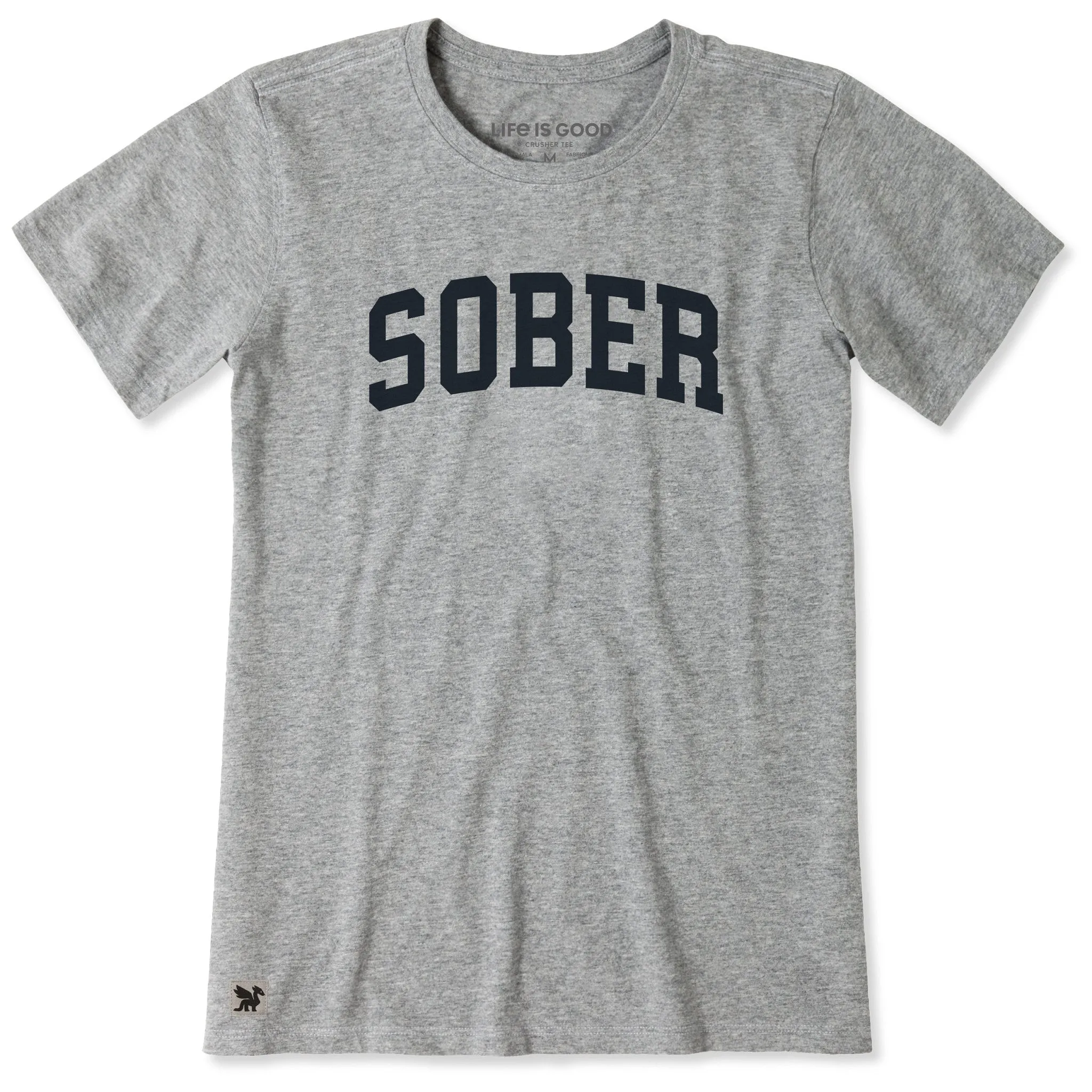 Women's Sober Arch Short Sleeve Crusher Tee sold by Life is Good