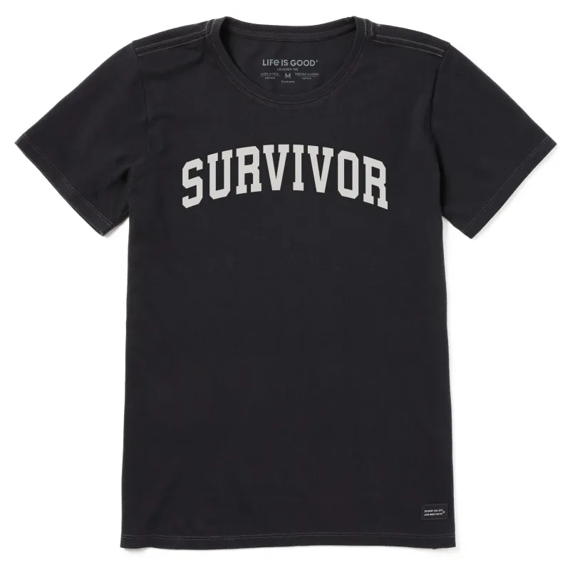 Women's Survivor Arch Short Sleeve Crusher Tee sold by Life is Good