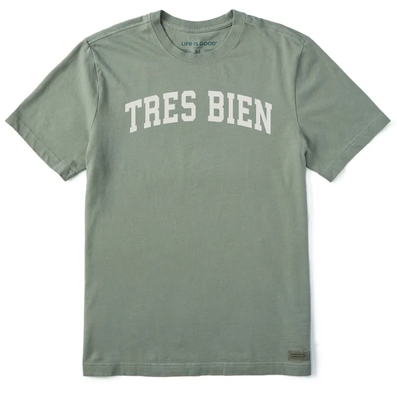 Men's Tres Bien Arch Short Sleeve Crusher Tee sold by Life is Good
