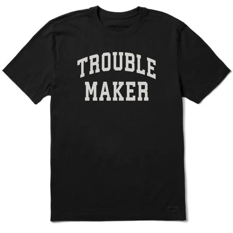 Men's Trouble Maker Arch Short Sleeve Crusher Tee made by Life is Good