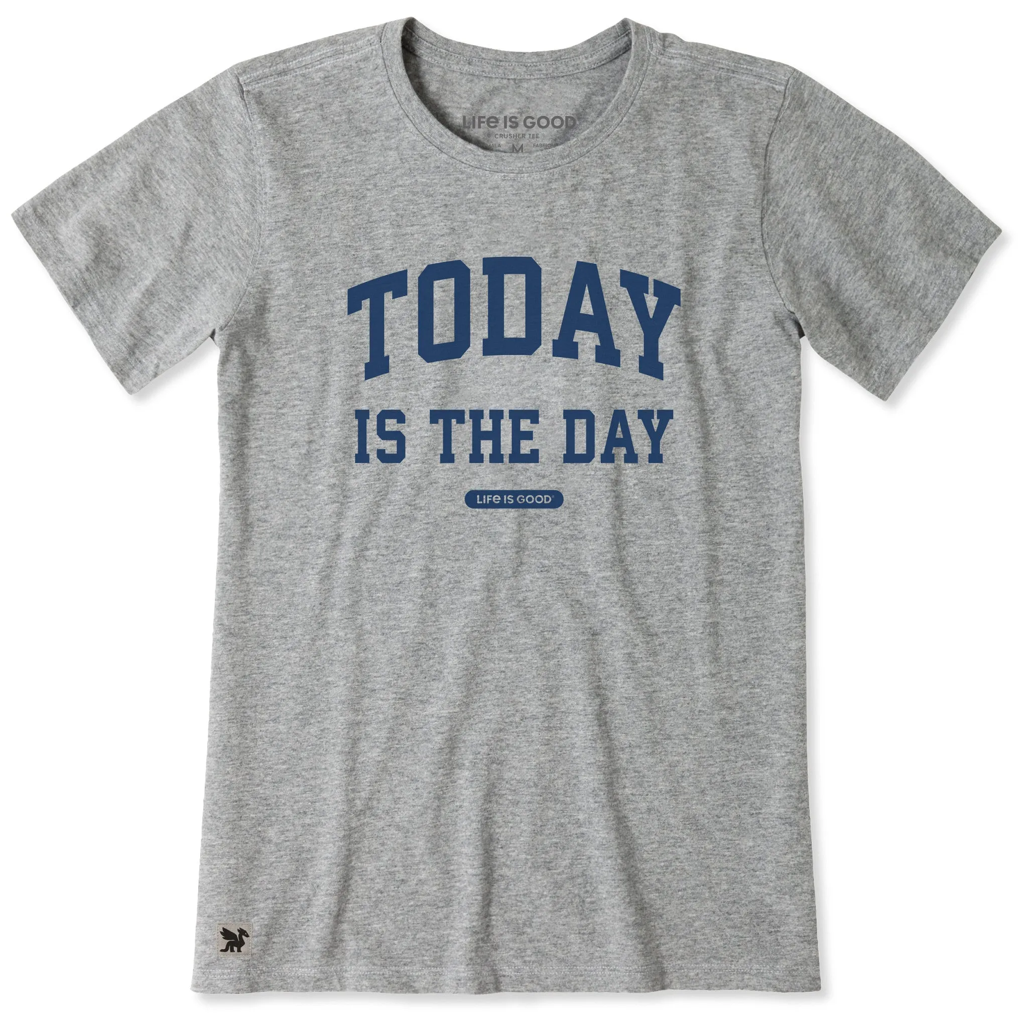 Women's Today is the Day Arch Short Sleeve Crusher Tee sold by Life is Good