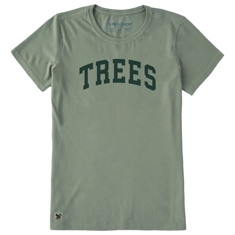 Women's Trees Arch Short Sleeve Crusher Tee sold by Life is Good