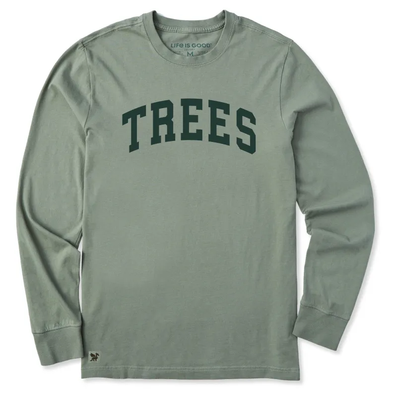 Men's Trees Arch Long Sleeve Crusher Tee sold by Life is Good