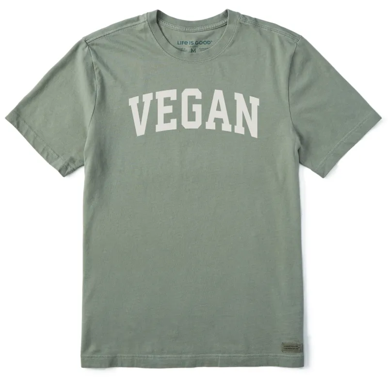 Men's Vegan Arch Short Sleeve Crusher Tee sold by Life is Good