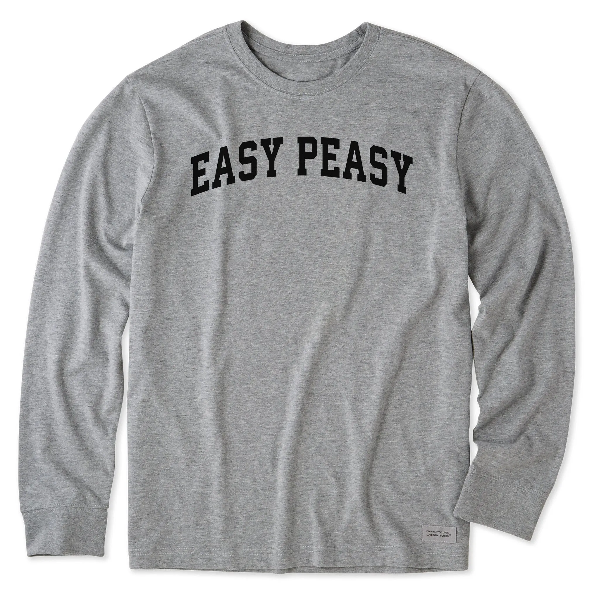 Men's Easy Peasy Arch Long Sleeve Crusher Tee sold by Life is Good