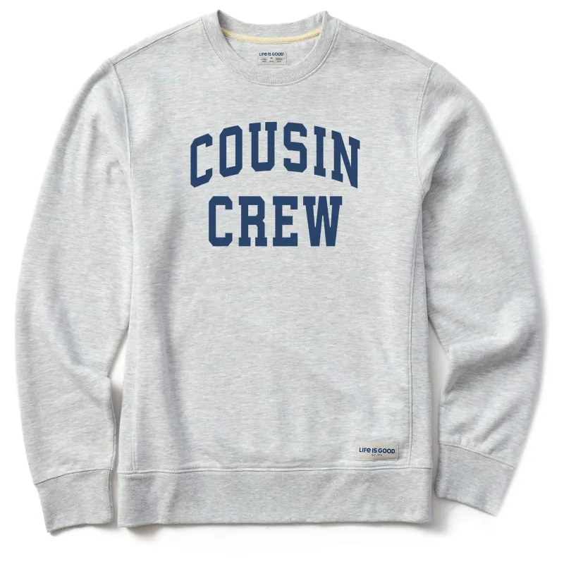Men's Cousin Crew Arch Simply True Fleece Crew sold by Life is Good