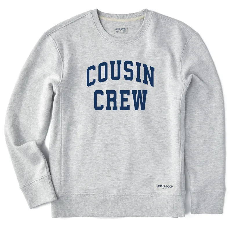 Women's Cousin Crew Arch Simply True Fleece Crew sold by Life is Good