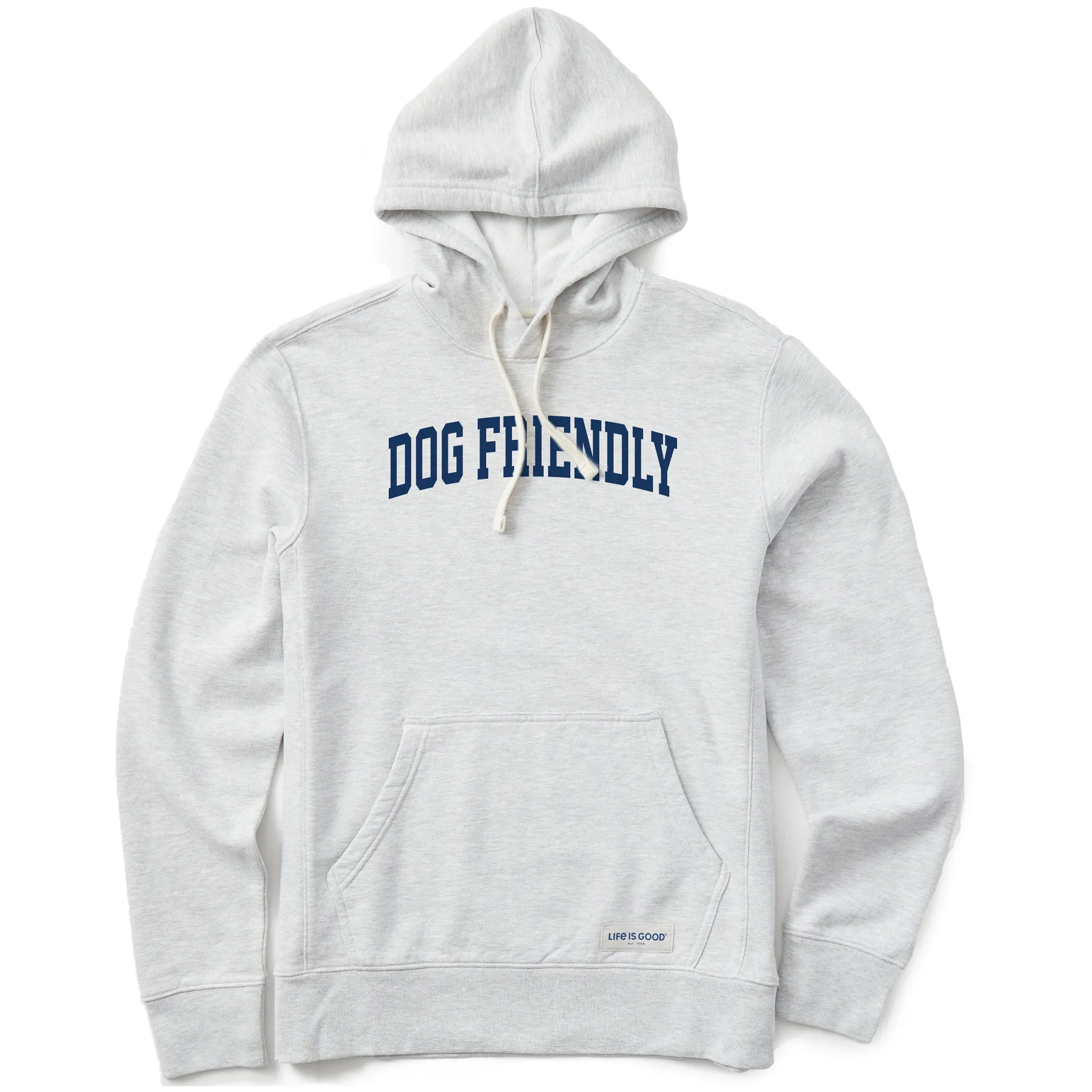 Men's Dog Friendly Arch Simply True Fleece Hoodie sold by Life is Good