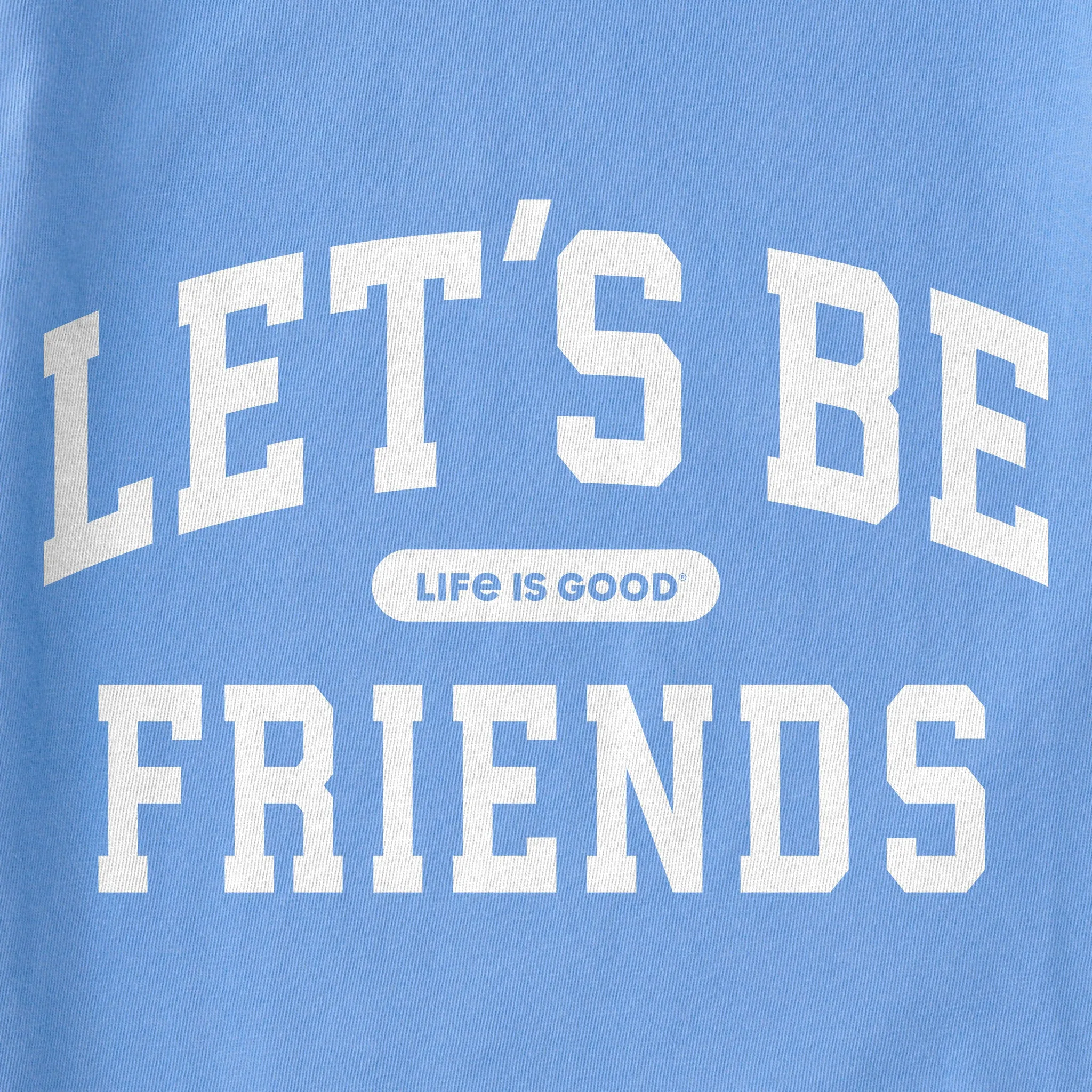 Women's Let's Be Friends Arch Short Sleeve Crusher Boxy Tee sold by Life is Good product image thumbnail 2