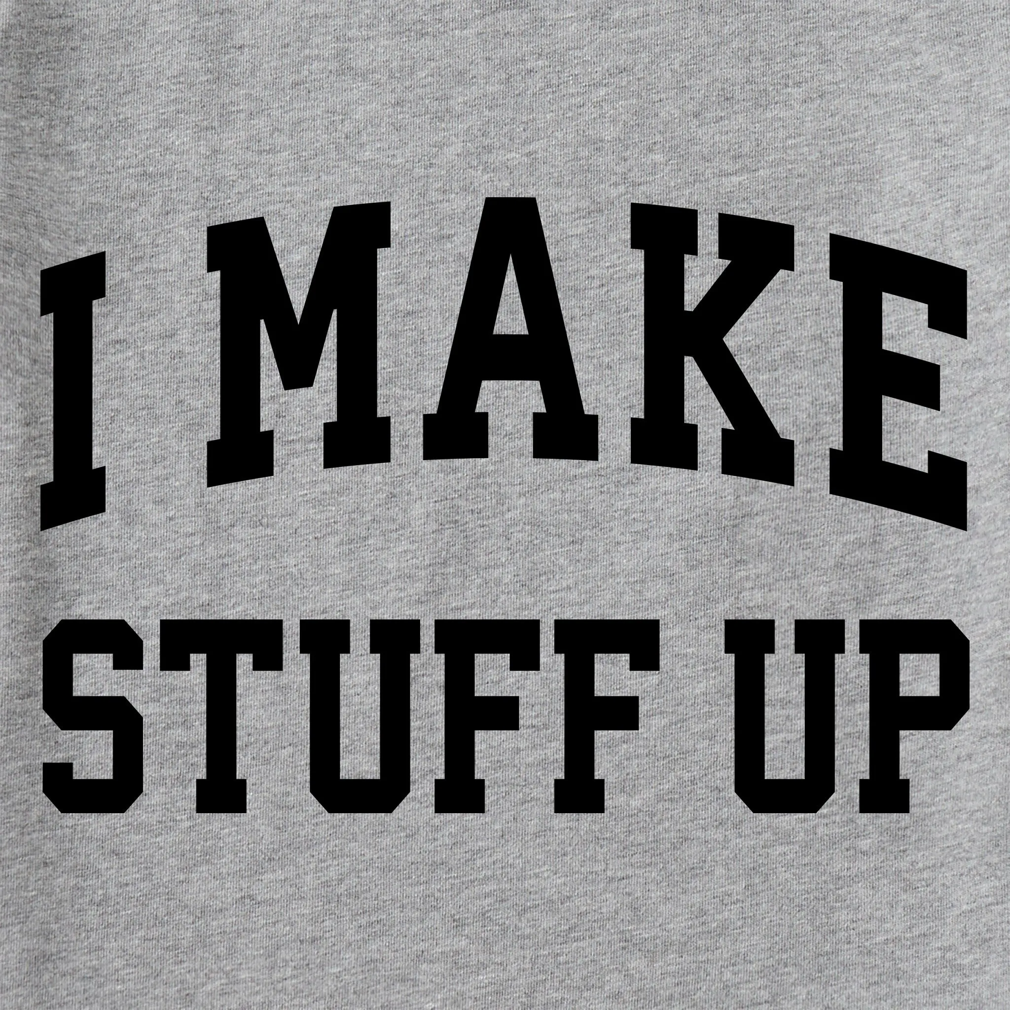 Men's I Make Stuff Up Arch Long Sleeve Crusher Tee sold by Life is Good product image thumbnail 2