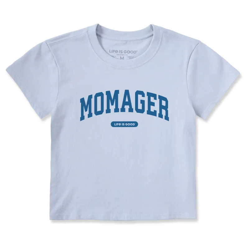 Women's Momager Arch Crusher-LITE Shrunken Tee sold by Life is Good