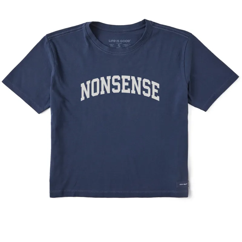 Women's Nonsense Arch Short Sleeve Crusher Boxy Tee sold by Life is Good