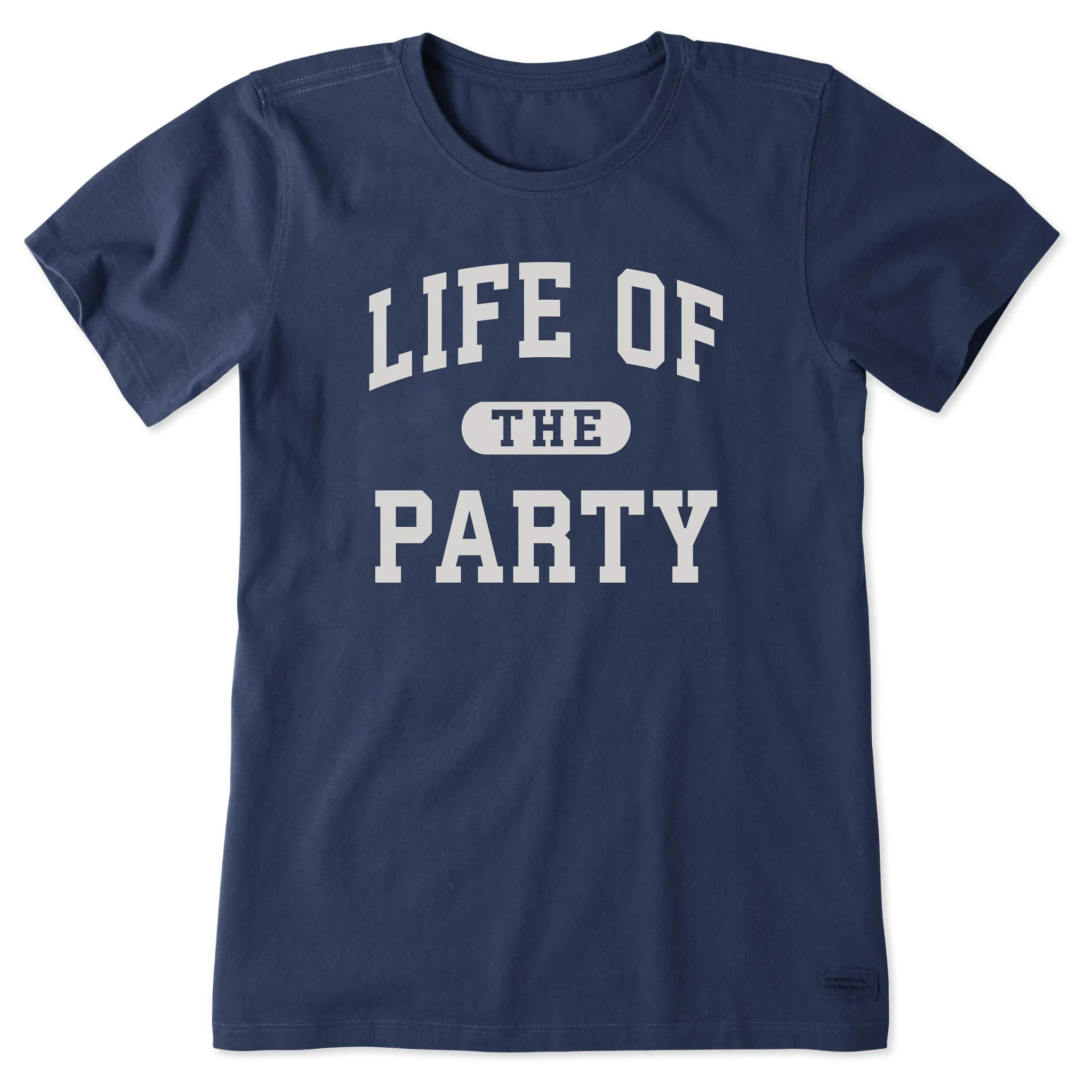 Women's Life of the Party Arch Short Sleeve Crusher Tee sold by Life is Good