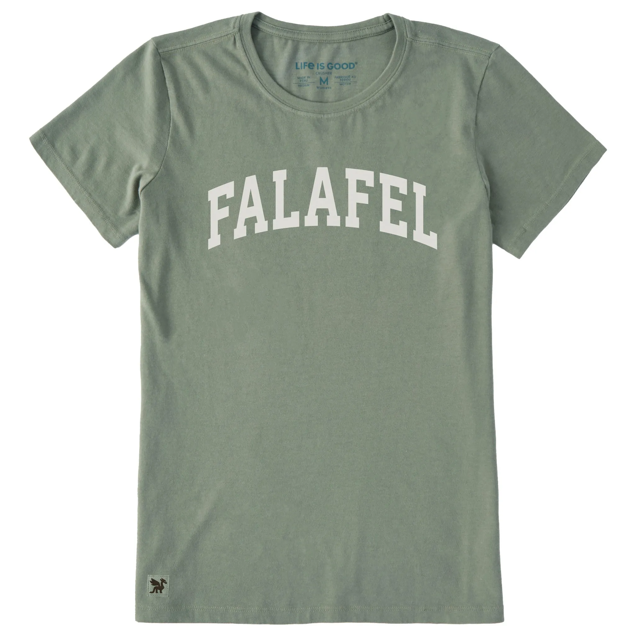 Women's Falafel Arch Short Sleeve Crusher Tee sold by Life is Good