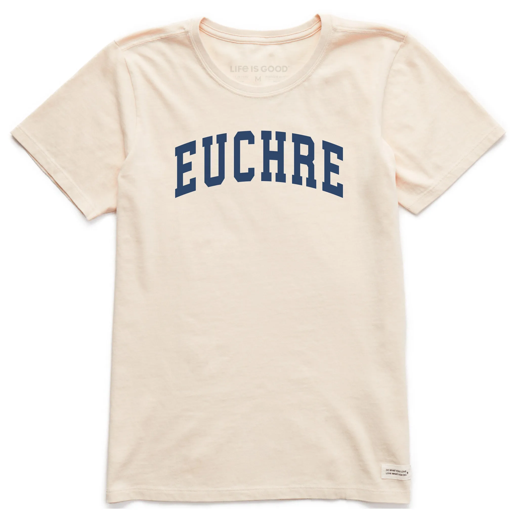 Women's Euchre Arch Short Sleeve Crusher Tee sold by Life is Good