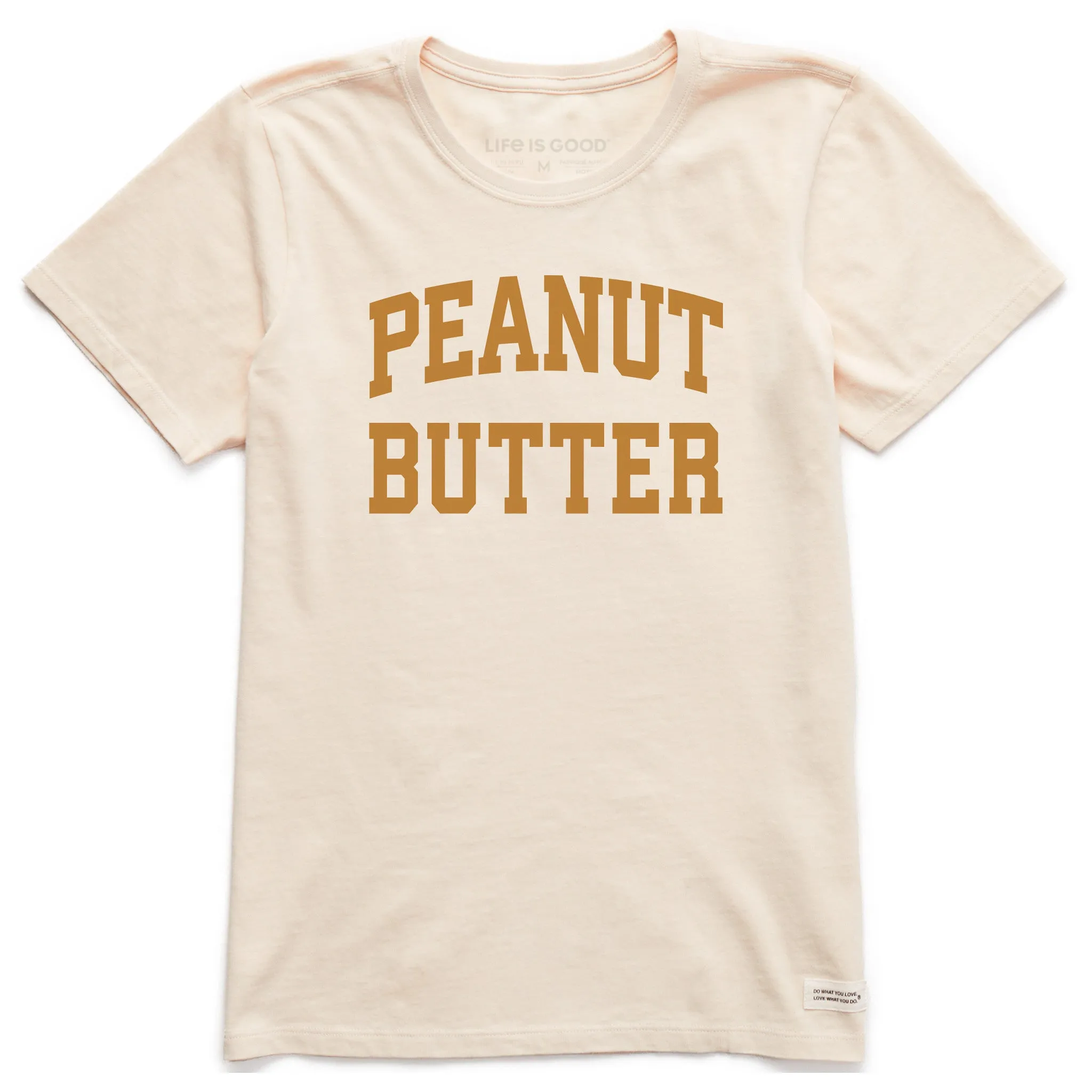 Women's Peanut Butter Arch Short Sleeve Crusher Tee sold by Life is Good