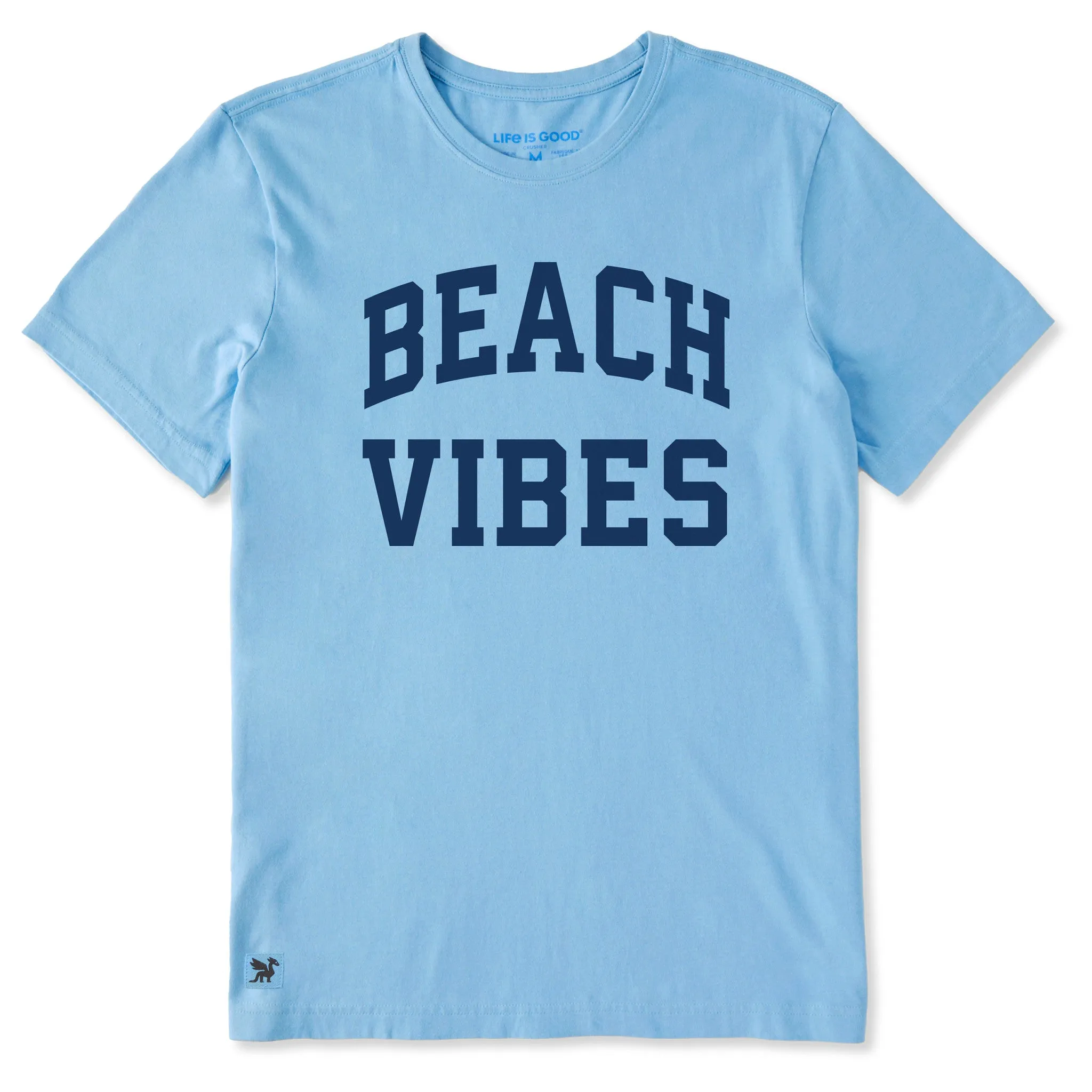 Men's Beach Vibes Arch Short Sleeve Crusher Tee sold by Life is Good