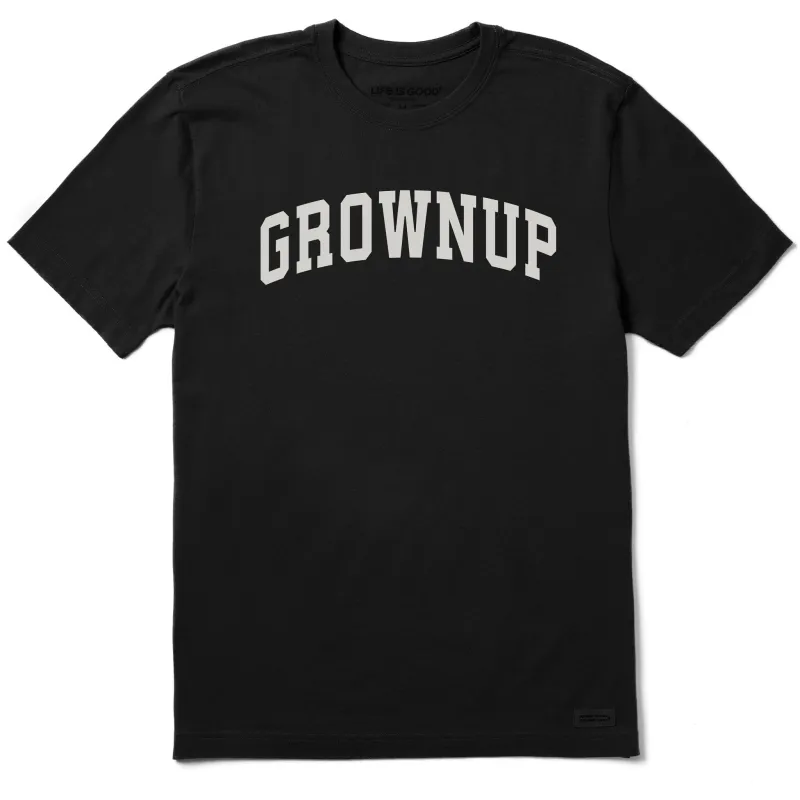 Men's Grownup Arch Short Sleeve Crusher Tee sold by Life is Good