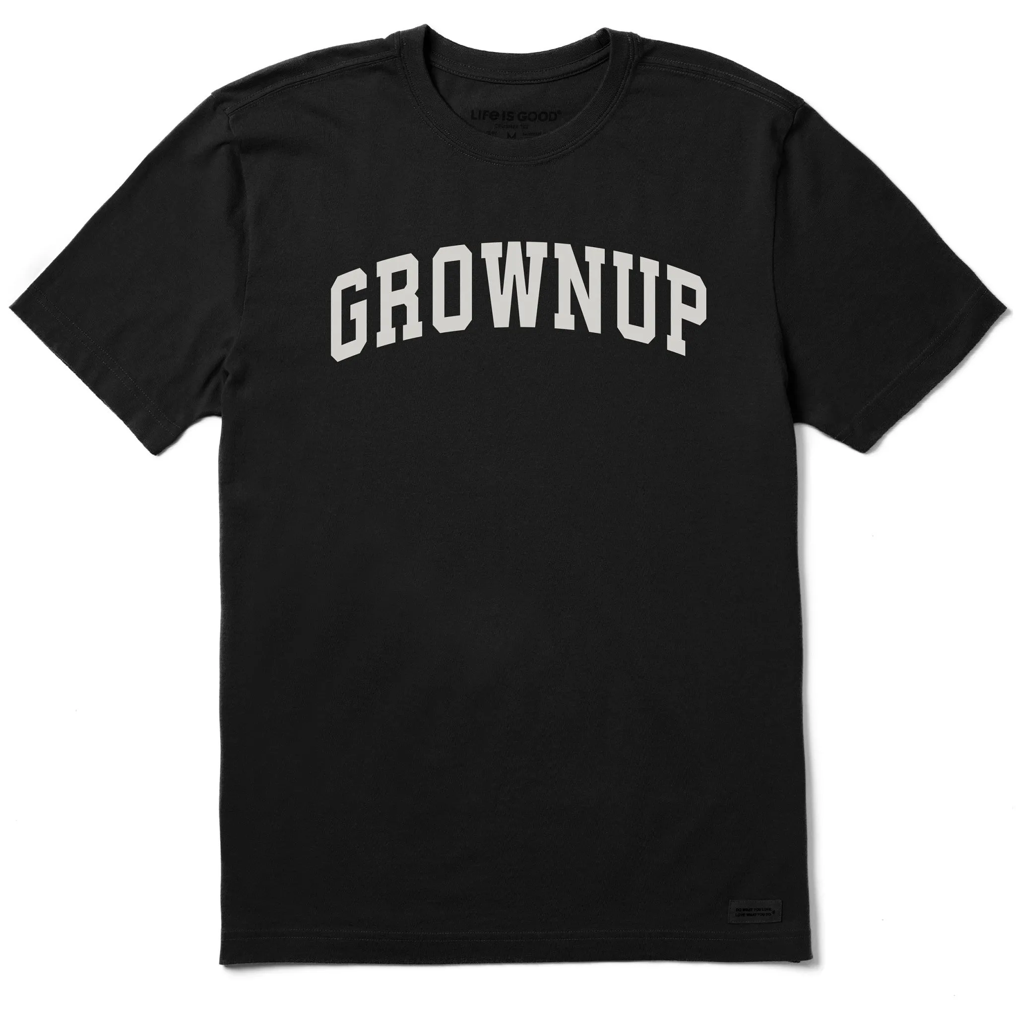 Men's Grownup Arch Short Sleeve Crusher Tee sold by Life is Good