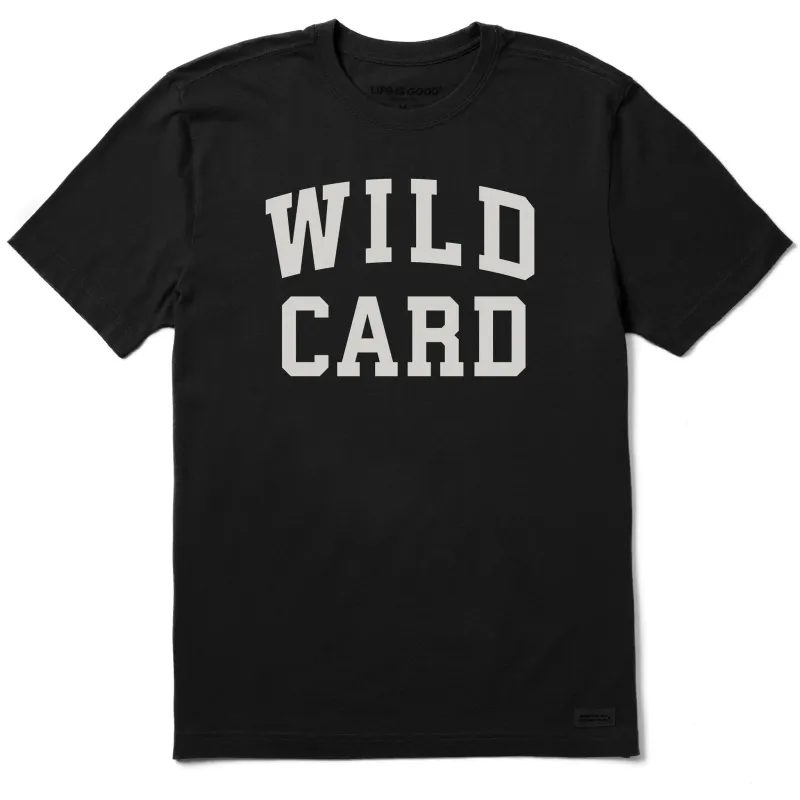 Men's Wild Card Arch Short Sleeve Crusher Tee sold by Life is Good
