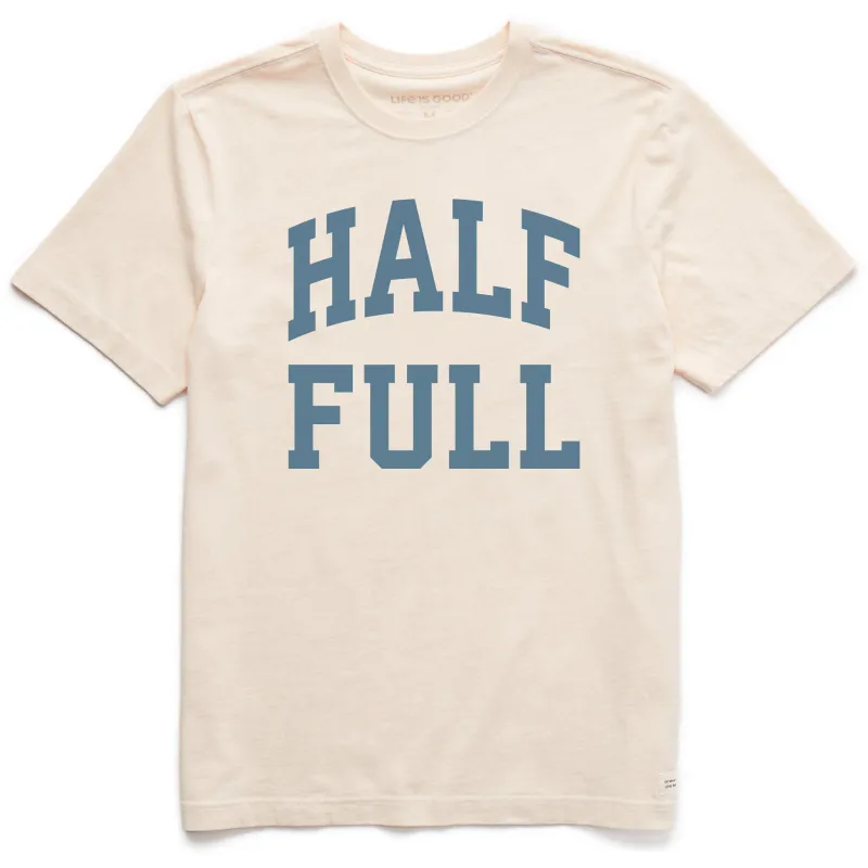 Men's Half Full Arch Short Sleeve Crusher Tee sold by Life is Good