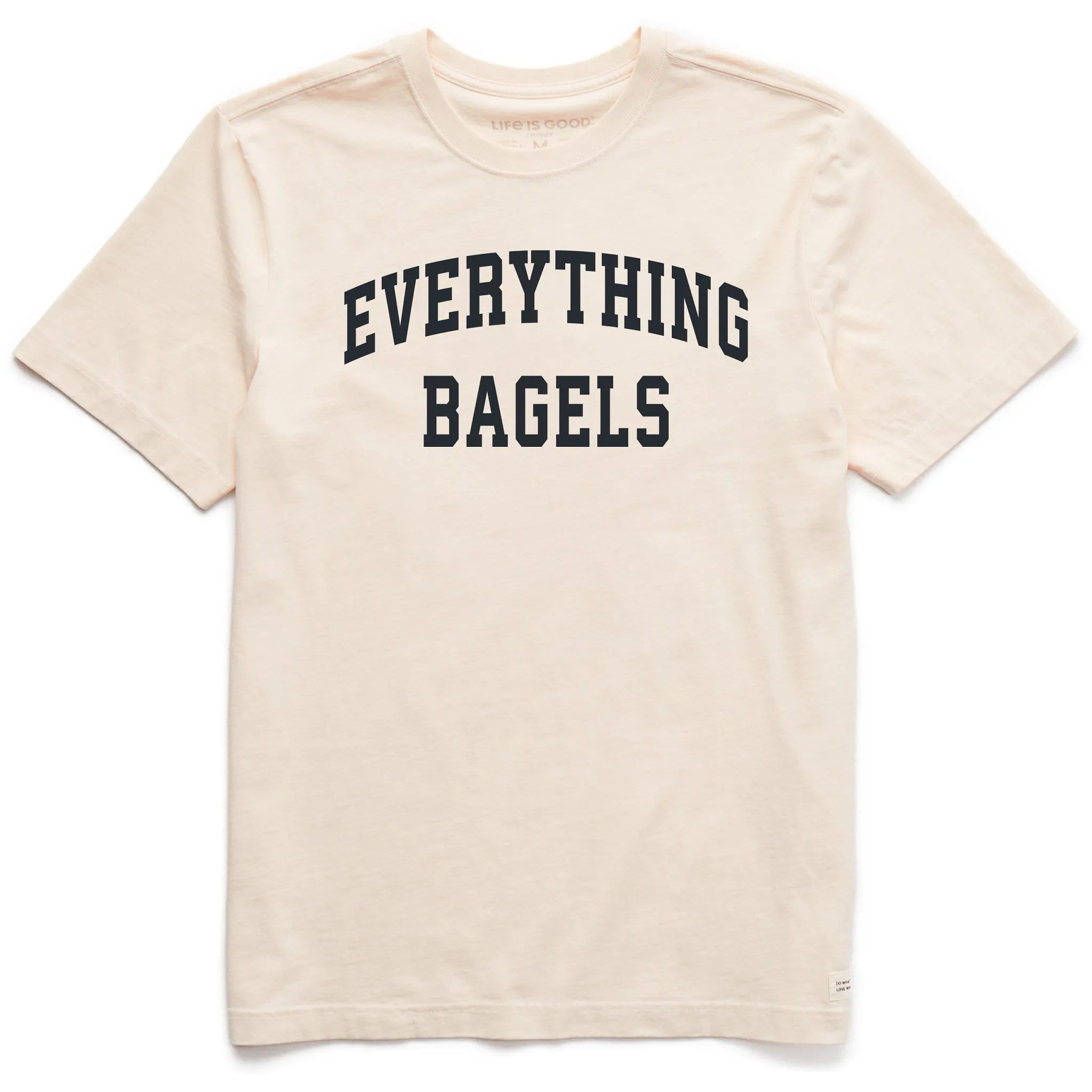 Men's Everything Bagels Arch Short Sleeve Crusher Tee sold by Life is Good