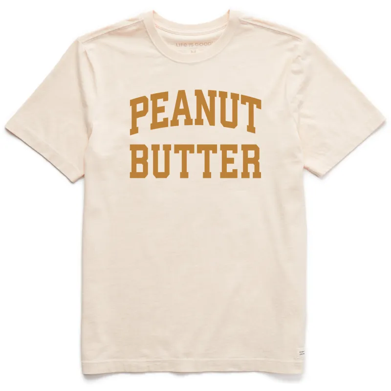 Men's Peanut Butter Arch Short Sleeve Crusher Tee sold by Life is Good