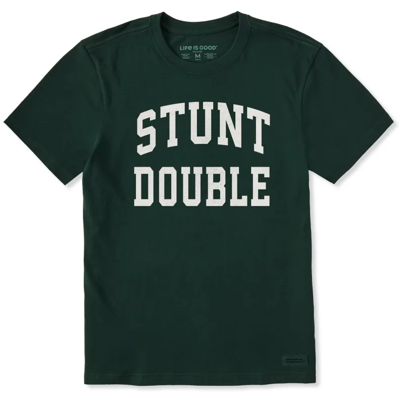 Men's Stunt Double Arch Short Sleeve Crusher Tee sold by Life is Good
