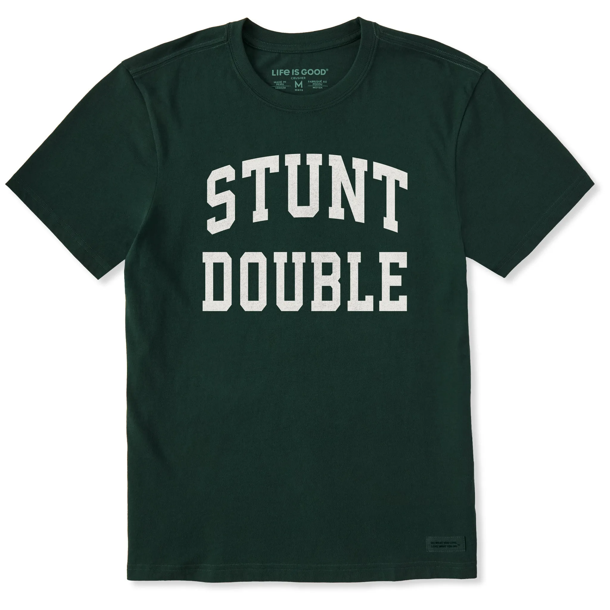 Men's Stunt Double Arch Short Sleeve Crusher Tee sold by Life is Good