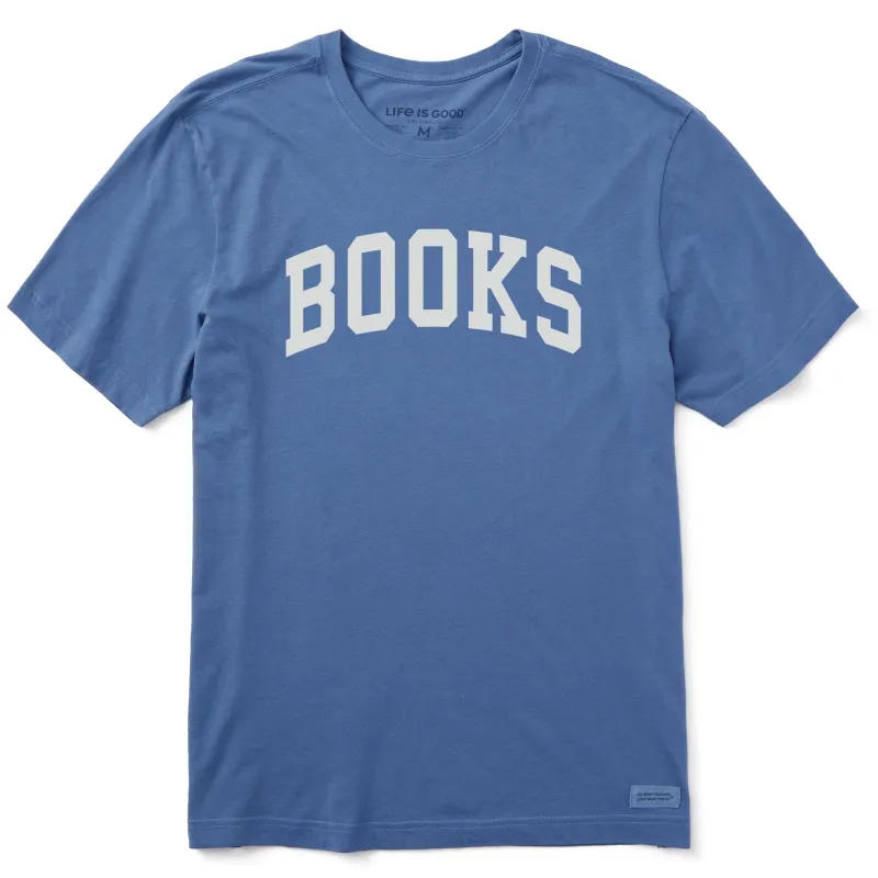 Men's Books Arch Short Sleeve Crusher Tee sold by Life is Good